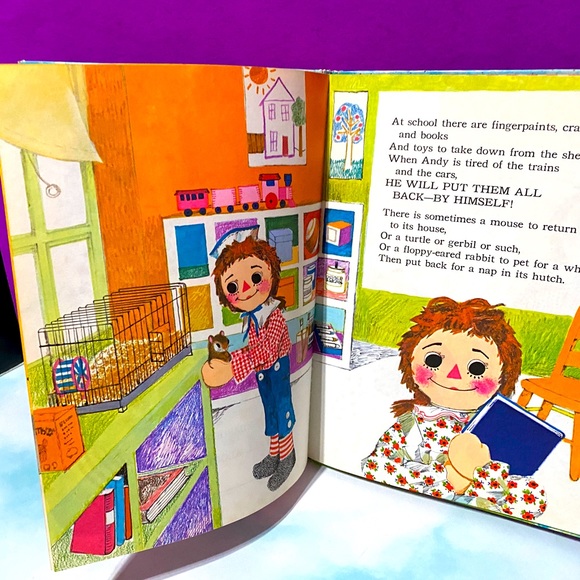 RAGGEDY ANDY A GOLDEN-BOOK VINTAGE 1973 THE I CAN DO IT, YOU CAN DO IT BOOK - Picture 5 of 14